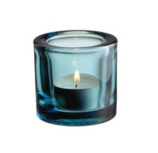 Iittala Candle Holder Kivi Ocean Blue 60 mm
